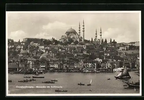 AK Constantinople, Mosquee de Sulemanie