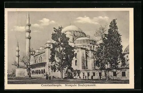 AK Constantinople, Mosquee Souleymanie