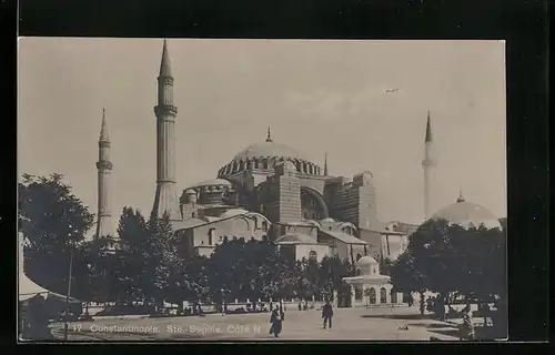AK Constantinople, Mosquee Ste. Sopphie, Cote Nord