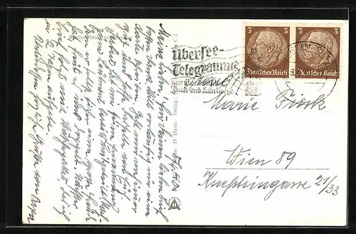 AK Berlin, Reichsluftfahrtministerium mit Strassenbahn