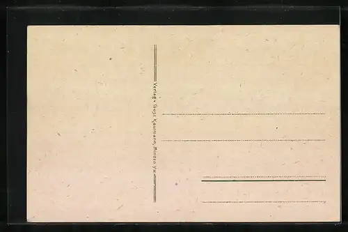 Künstler-AK Minden i. W., Neue Artillerie-Kaserne, Marienwall-Kaserne, Garnison-Lazarett