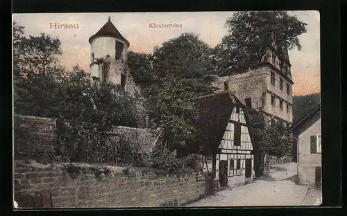 AK Hirsau, Partie an der Klosterruine