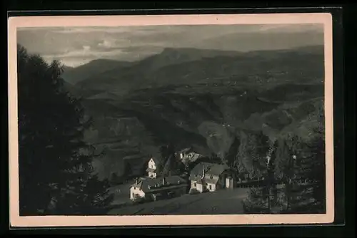 AK Kohlern, Panorama mit Gasthaus Klaus