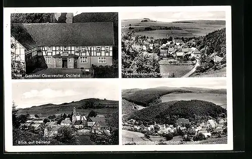 AK Deifeld / Hochsauerland, Gasthof Oberreuter, Gesamtansichten