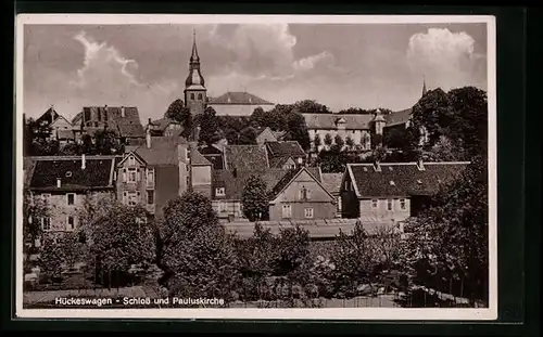 AK Hückeswagen, Schloss und Pauluskirche