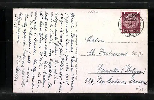 AK Velbert / Rheinland, Christuskirche, Bahnhof, Parkstrasse, Rathaus