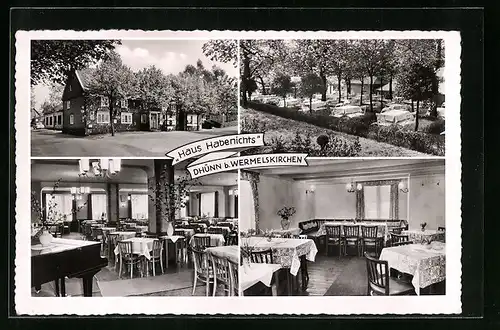 AK Dhünn, Hotel Haus Habenichts, Aussen- und Innenansichten