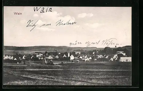 AK Wain, Totalansicht