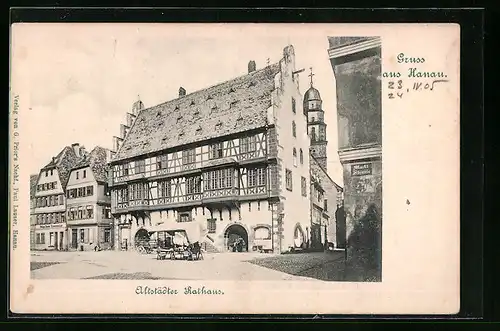 AK Hanau, am Altstädter Rathaus