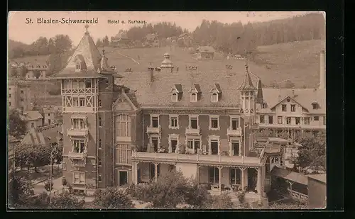 AK St. Blasien / Schwarzwald, Hotel und Kurhaus