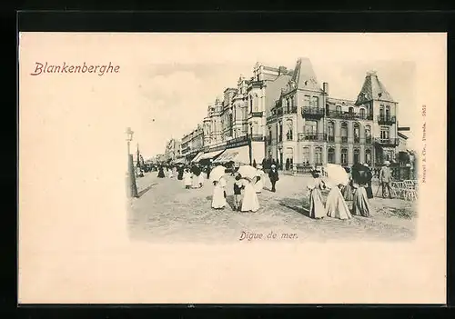 AK Blankenberghe, Digue de mer