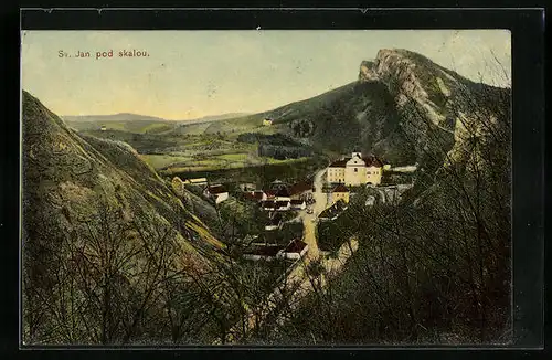 AK Sv. Jan pod skalou, Totale im Gebirge