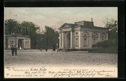 AK Brüssel / Bruxelles, Entrée du Bois de la Cambre