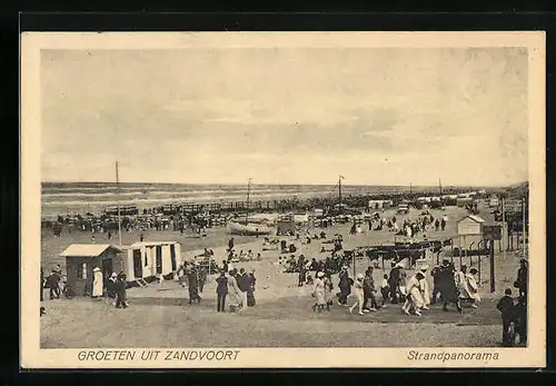 AK Zandvoort, Strandpanorama