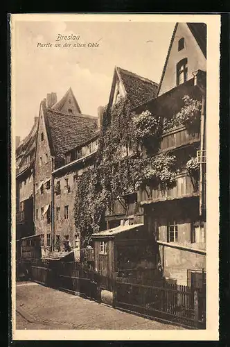 AK Breslau, Partie an der alten Ohle