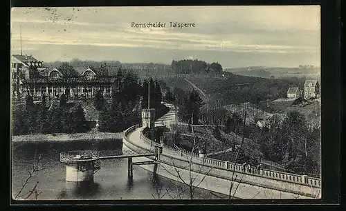 AK Remscheid, Gesamtansicht von der Thalsperre