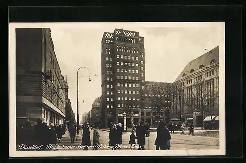 AK Düsseldorf, Breidenbacher Hof und Wilhelm Marx-Haus