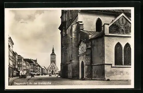 AK Deggendorf, an der Grabkirche