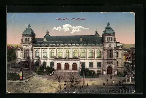 AK Elberfeld, Blick auf die Stadthalle