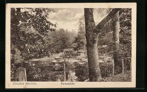 AK Aprath, Parkansicht des Schlosses