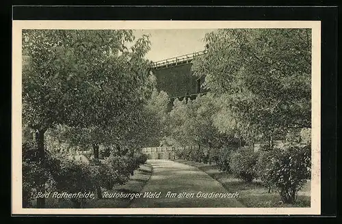 AK Bad Rothenfelde im Teutoburger Wald, Partie am alten Gradierwerk