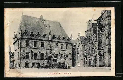 AK Osnabrück, vor dem Rathaus