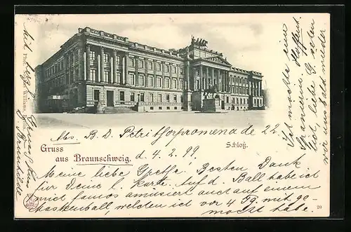 AK Braunschweig, Partie am Schloss