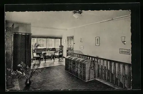 AK Bispingen / Lüneburger Heide, Müttergenesungsheim Wacholderhof, Innenansicht