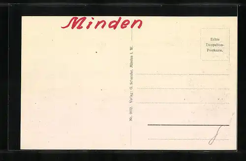 AK Minden i. W., Dom, Handlung von Carl Thissen