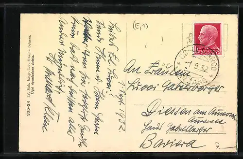 AK Colle Isarco, Panorama mit Kirche