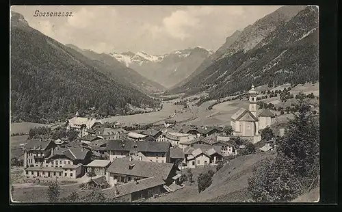 AK Gossensass, Totale mit Kirche