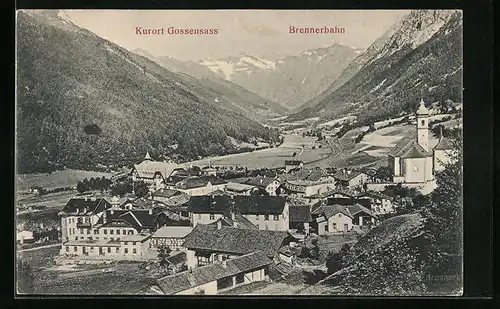 AK Gossensass, Ortspanorama