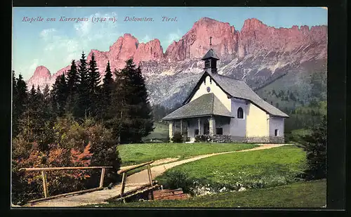 AK Karerpass, Kapelle