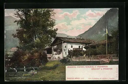 AK St. Leonhard, Andreas Hofer's Geburtshaus Sandhof