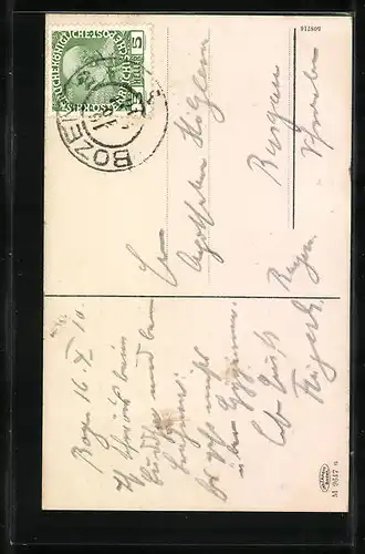 AK Bozen, Blick in die Laubengasse