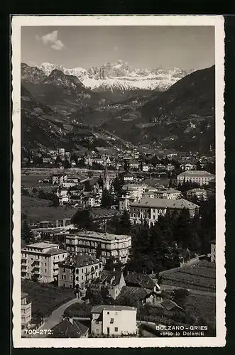 AK Bolzano-Gries, Panorama verso le Dolomiti