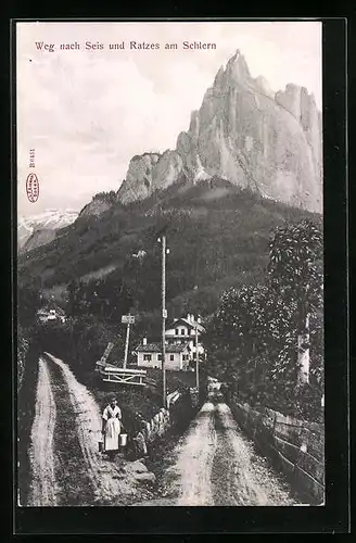 AK Seis am Schlern, Weg nach Seis und Ratzes