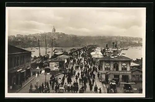 AK Konstantinopel, Galatabrücke