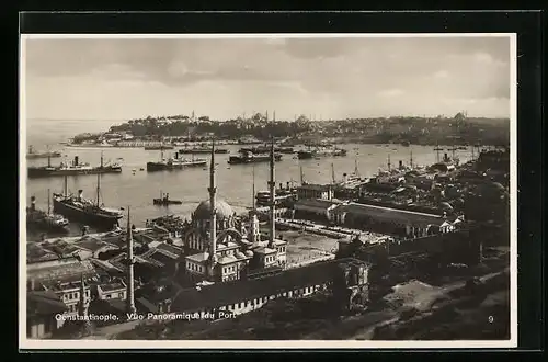 AK Constantinople, Vue Panoramique du Port