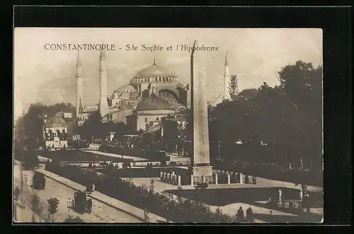 AK Constantinople, Ste. Sophie et l`Hippodrome