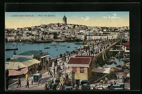 AK Constantinople, Pont de Galata