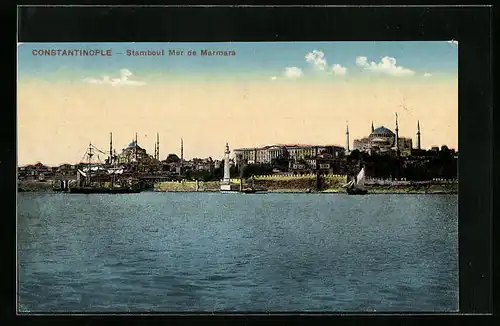 AK Constantinople, Stamboul Mer de Marmara