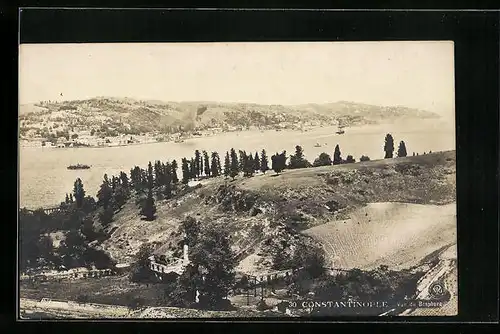 AK Constantinople, Vue du Bosphore