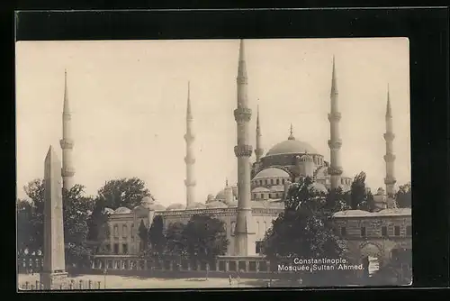 AK Constantinople, Mosquee Sultan Ahmed