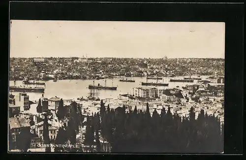 AK Constantinople, Vue Panoramique, Corne d`Or