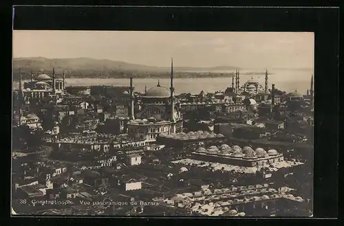 AK Constantinople, Vue Panoramique de Bazars