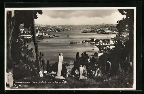 AK Constantinople, Vue generale de la Corne d`Or