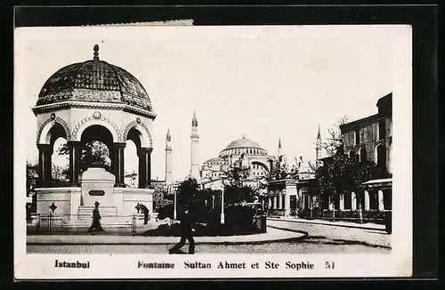 AK Istanbul, Fontaine Sultan Ahmet et Ste. Sophie