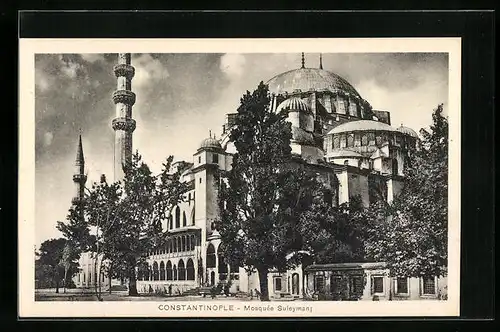 AK Constantinople, Mosquee Suleymani