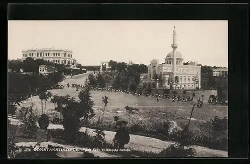 AK Constantinople, Palais Yildis et Mosquee Hamidie